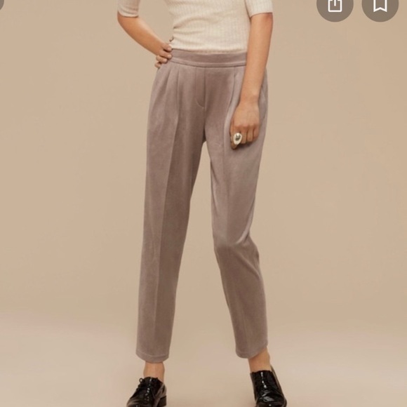 NEW BABATON COHEN SUEDE PANTS - Picture 1 of 8